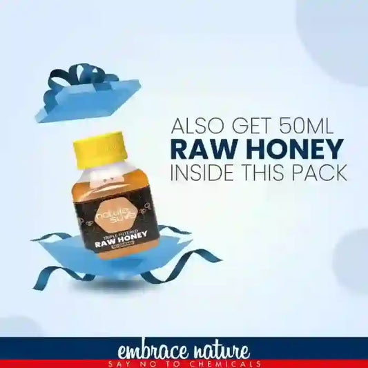Get 50ml Raw Honey Absolutely Free Inside Each Pack of Nature Sure Tulsi Leaf Powder 200g - everteen-neud.com