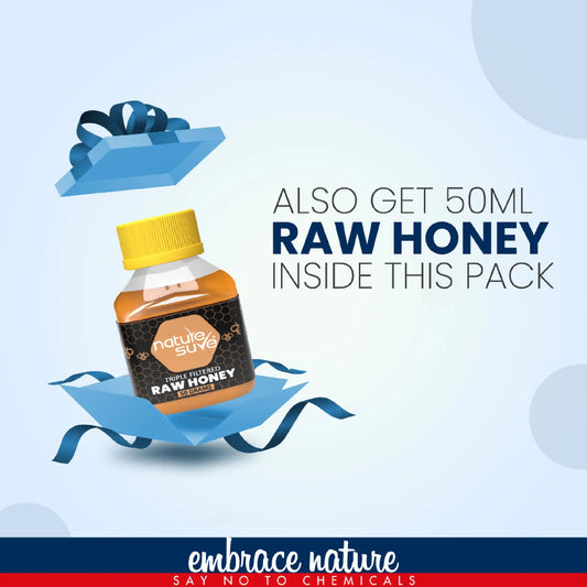 Nature Sure Tulsi Leaf Powder 200g - Get 50ml Raw Honey Absolutely Free Inside Each Pack