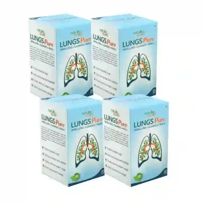 Buy 4 Packs Nature Sure Lungs Pure for Respiratory Wellness Directly From Company - everteen-neud.com