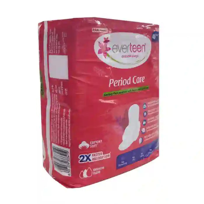 everteen Period Care XL Soft 40 Sanitary Pads For Medium Flow Are Shipped Worldwide- everteen-neud.com