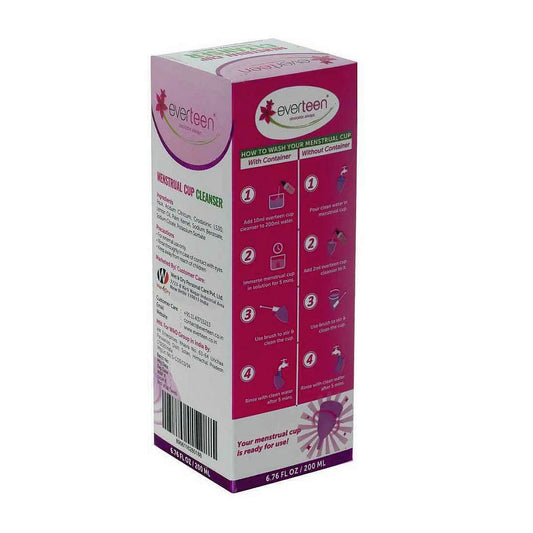 everteen Menstrual Cup Cleanser 200ml – Ships Worldwide from India