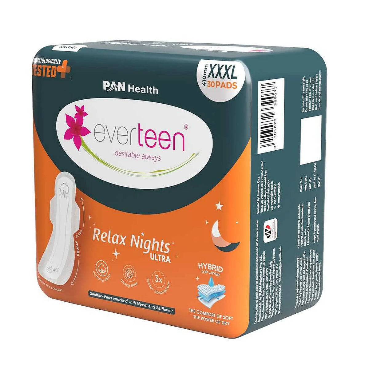 everteen Relax Nights Ultra XXXL Sanitary Pads – Ships Worldwide from India