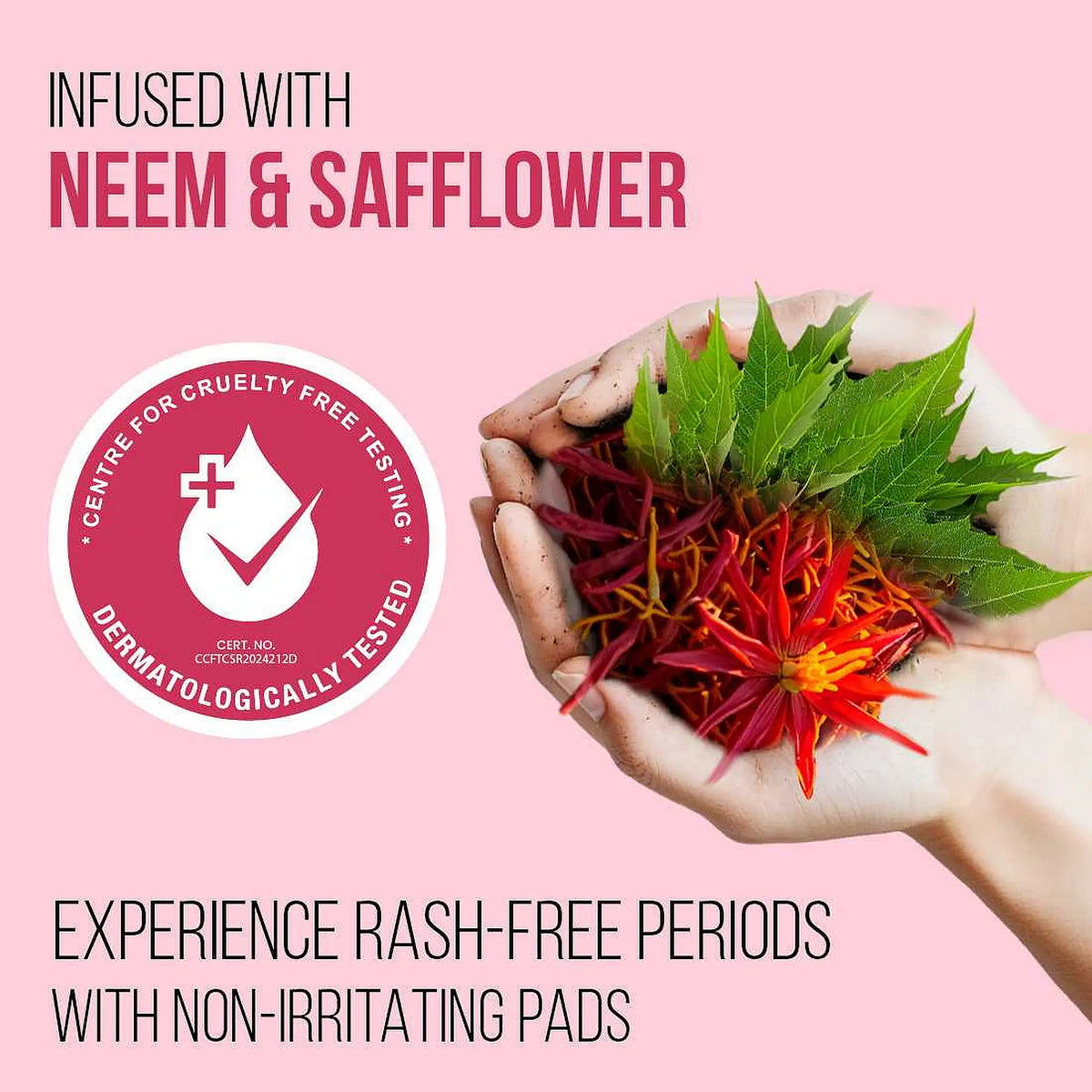 everteen Sanitary Pads – Enriched with Neem and Safflower for Rash-Free Period Care