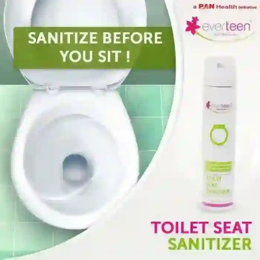 Disinfect public toilet seat at malls, offices, airports, railway stations and bus stands with everteen Toilet Seat Sanitizer - everteen-neud.com
