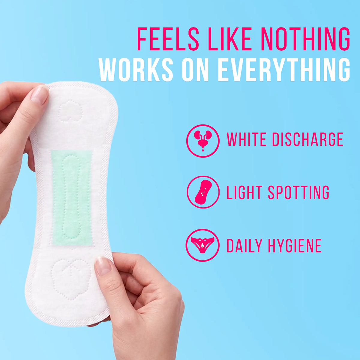 everteen Straight Panty Liners – Daily Intimate Hygiene for Discharge and Spotting