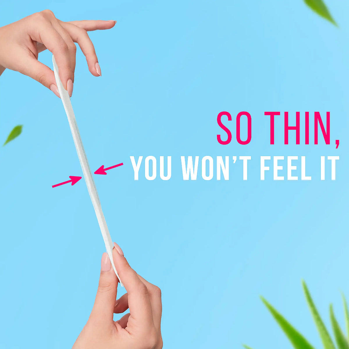 everteen Straight Panty Liners – Thin and Discreet for Everyday Wear