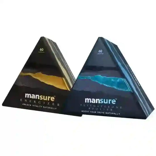 Buy ManSure Combo of ENERGIZER and TESTOSTERONE BOOSTER Capsules For Men Directly from Company - everteen-neud.com