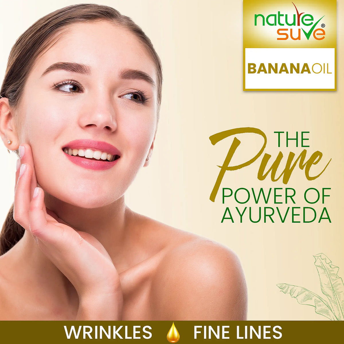 Nature Sure Banana Oil 30ml – Ayurvedic Skin and Scalp Oil for Men and Women