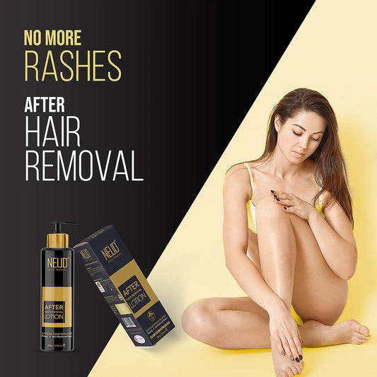 NEUD After-Hair-Removal Skin Lotion 100g - Helps Prevent Rashes After Waxing, Shaving, Threading or Sugaring
