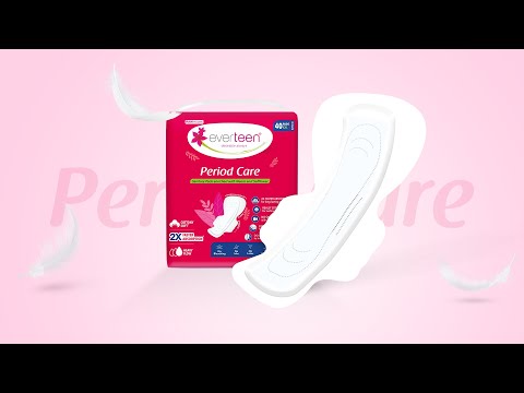 Watch This Video To Learn How everteen Period Care Sanitary Pads with Neem and Safflower Help You Say Goodbye to Period Discomfort