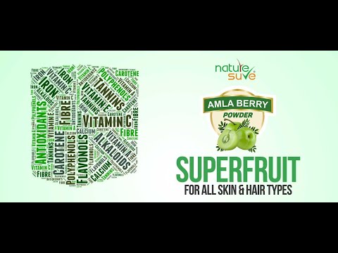 Watch this video to learn about benefits of Nature Sure Amla Berry Powder for skin and hair