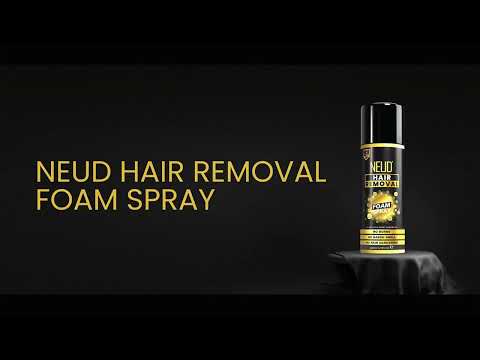 Watch This Video to Learn How NEUD Foam Hair Removal Spray Makes Removing Unwanted Hair Fun and Easy - everteen-neud.com