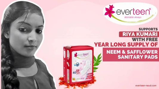 Blog: everteen announces year-long free sanitary pads to Bihar's Riya Kumari