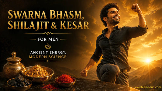 Blog: Swarna Bhasm, Shilajit & Kesar: The Ancient Trio That Powers Modern Men