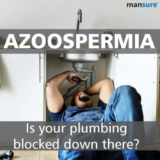 Absence of sperms, or Azoospermia, can be due to obstructive blockage in the reproductive tract