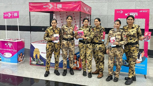 everteen hosted menstrual hygiene awareness campaign at two Namo Bharat RRTS stations on International Women’s Day 2026