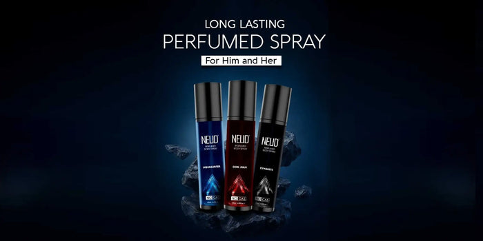 Shop NEUD ozone-friendly deodorants and perfumed body sprays for men and women – fabric-safe, long-lasting & sensual. Best deals. Free shipping above ₹700 in India.