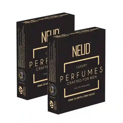 Buy 2 Packs NEUD Luxury Pocket Perfumes 4x10ml Gift Set for Men - Long Lasting Eau de Parfum - everteen-neud.com