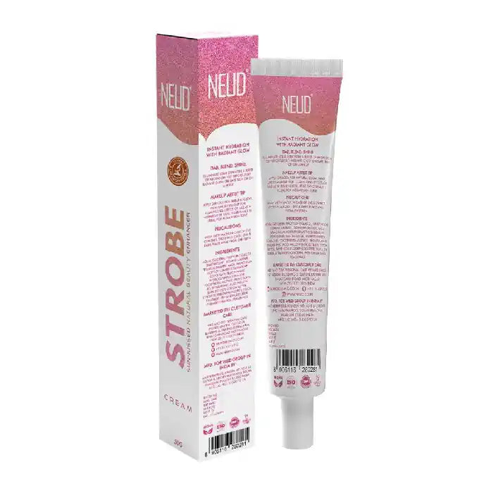 NEUD Strobe Cream Rose Gold 50g with Cocoa Butter and Hyaluronic Acid is shipped worldwide - everteen-neud.com
