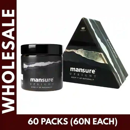 Buy 60 Packs ManSure UPRIGHT Capsules for ED in Men 60 Capsules Each at Bulk Prices. GST Invoice Available for TCS Input Credit - everteen-neud.com