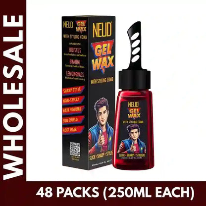 Buy 48 units NEUD Ge; Hair Wax 250ml each at Bulk Prices. GST Invoice Available for TCS Input Credit - everteen-neud.com