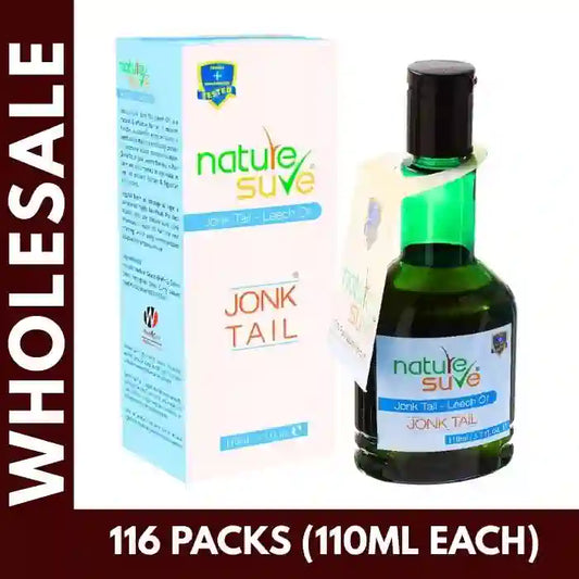 Buy 116 units Nature Sure Jonk Tail Hair Oil 110ml each at Bulk Prices. GST Invoice Available for TCS Input Credit - everteen-neud.com