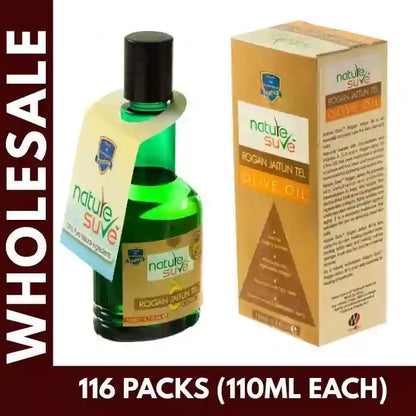 Buy 116 units Nature Sure Rogan Jaitun Olive Oil 110ml each at Bulk Prices. GST Invoice Available for TCS Input Credit - everteen-neud.com