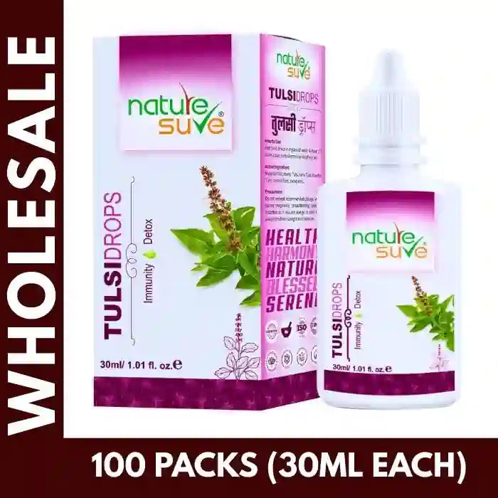 Buy 100 units Nature Sure Panch Tulsi Drops 30ml each at Bulk Prices. GST Invoice Available for TCS Input Credit - everteen-neud.com