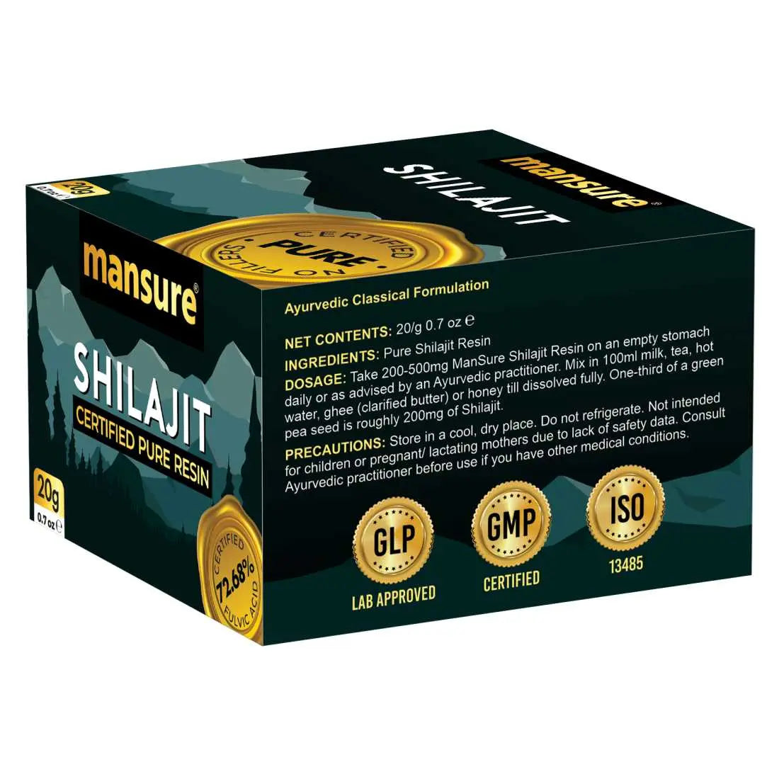 Take 200-500mg ManSure Shilajit Pure Resin 10g daily - everteen-neud-com