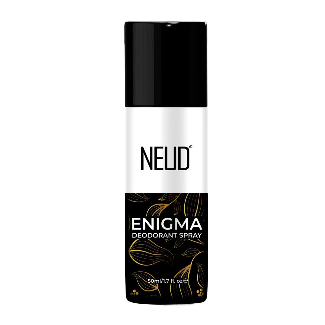 NEUD ENIGMA Unisex Perfumed Body Spray Deodorant with Notes of Oud, Raspberry and Bulgarian Rose, 24-Hour Odor Protection - 50ml