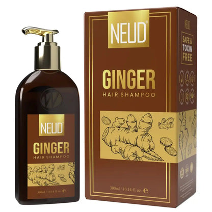 Buy 1 Pack NEUD Ginger Hair Shampoo 300ml for Men and Women - everteen-neud.com