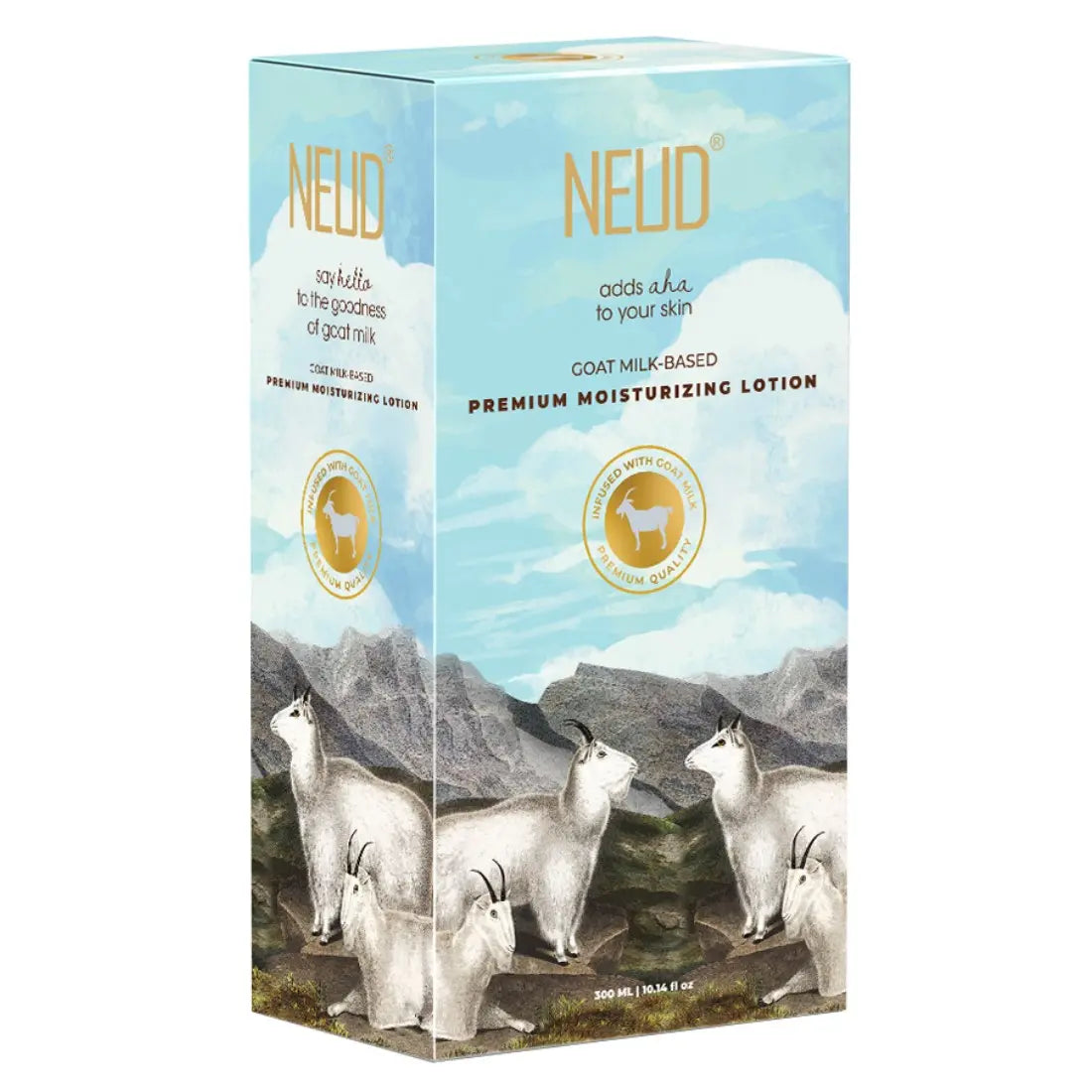 Buy 1 Pack NEUD Goat Milk Moisturizing Lotion 300ml for Men and Women - everteen-neud.com