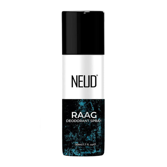 NEUD RAAG Unisex Perfumed Body Spray Deodorant with Notes of Citrus, Jasmine, Musk, 24-Hour Odor Protection - 50ml