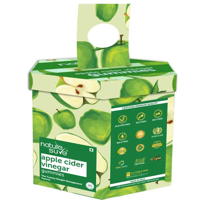 Buy 1 Pack Nature Sure Apple Cider Vinegar Daily Gummies 45 Pieces for Yummy Weight Management - everteen-neud.com