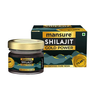 ManSure Shilajit Gold Power Resin 1x10g – Swarna Bhasma and Fulvic Acid for Men