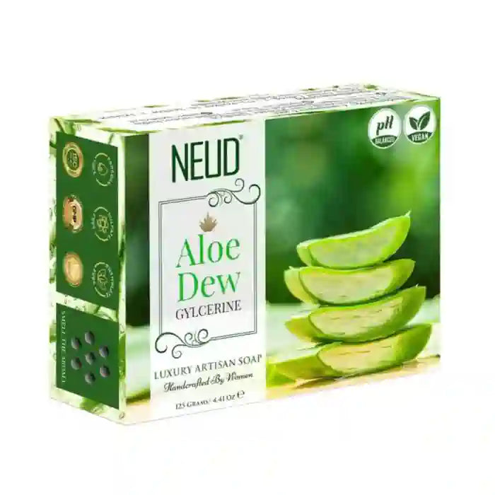Buy 1 Pack NEUD Aloe Dew Glycerine Luxury Artisan pH-Balanced Handmade Soap 125g - everteen-neud.com