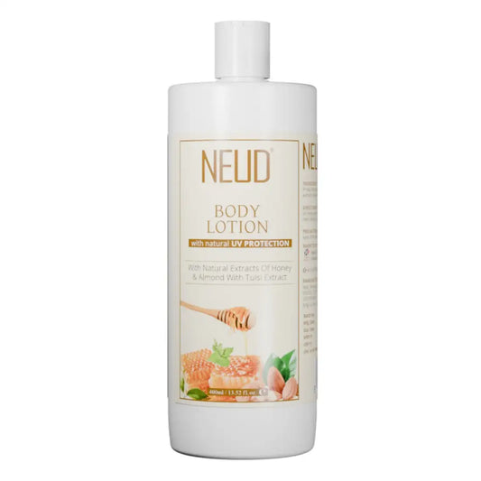 Buy 1 Pack NEUD Body Lotion 400ml with Natural Extracts of Honey, Almond and Tulsi for Men and Women - everteen-neud.com