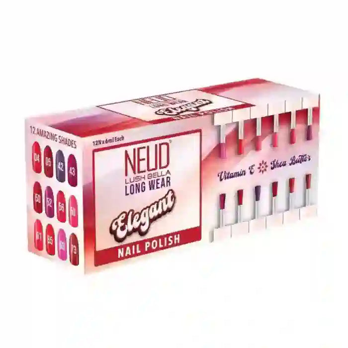 Buy 1 Pack NEUD Lush Bella Elegant Nail Polish - 12x6ml - everteen-neud.com