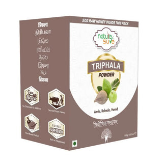 Nature Sure Triphala Powder 1x100g – Ayurvedic Detox Formula for Eyes, Skin and Hair