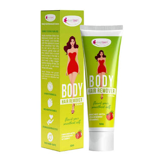 everteen Body Hair Remover Cream 1x50g – Strawberry and Allantoin Formula