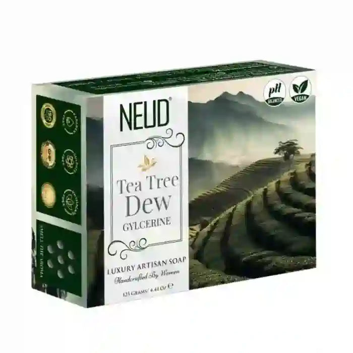 NEUD Tea Tree Dew Glycerine Luxury Artisan pH-Balanced Handmade Soap ...