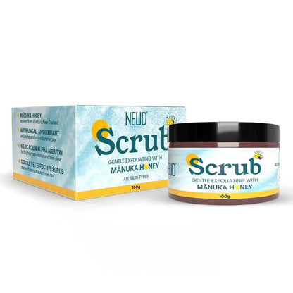 NEUD Manuka Honey Scrub 1x100g – Kojic Acid, Alpha Arbutin and Manuka Honey