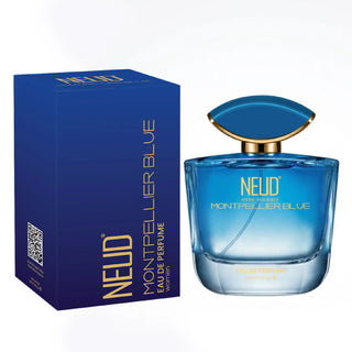 NEUD Montpellier Blue Luxury Perfume for Women Long Lasting EDP - 1 Pack, 100ml 