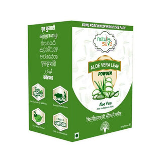 Nature Sure Aloe Vera Powder with Free Rose Water - 1x200g Pack
