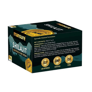 ManSure Shilajit Pure Resin 1x20g – Himalayan Shilajit for Men