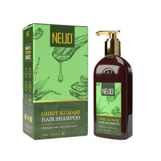NEUD Aloe Vera Shampoo Ghrit Kumari Hair Cleanser - 1 Pack, 300ml