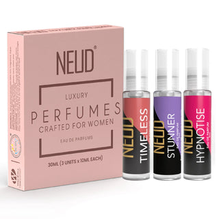 NEUD Luxury Pocket Perfume Gift Set for Women - 1 Set, 3x10ml - Long Lasting Eau de Parfum