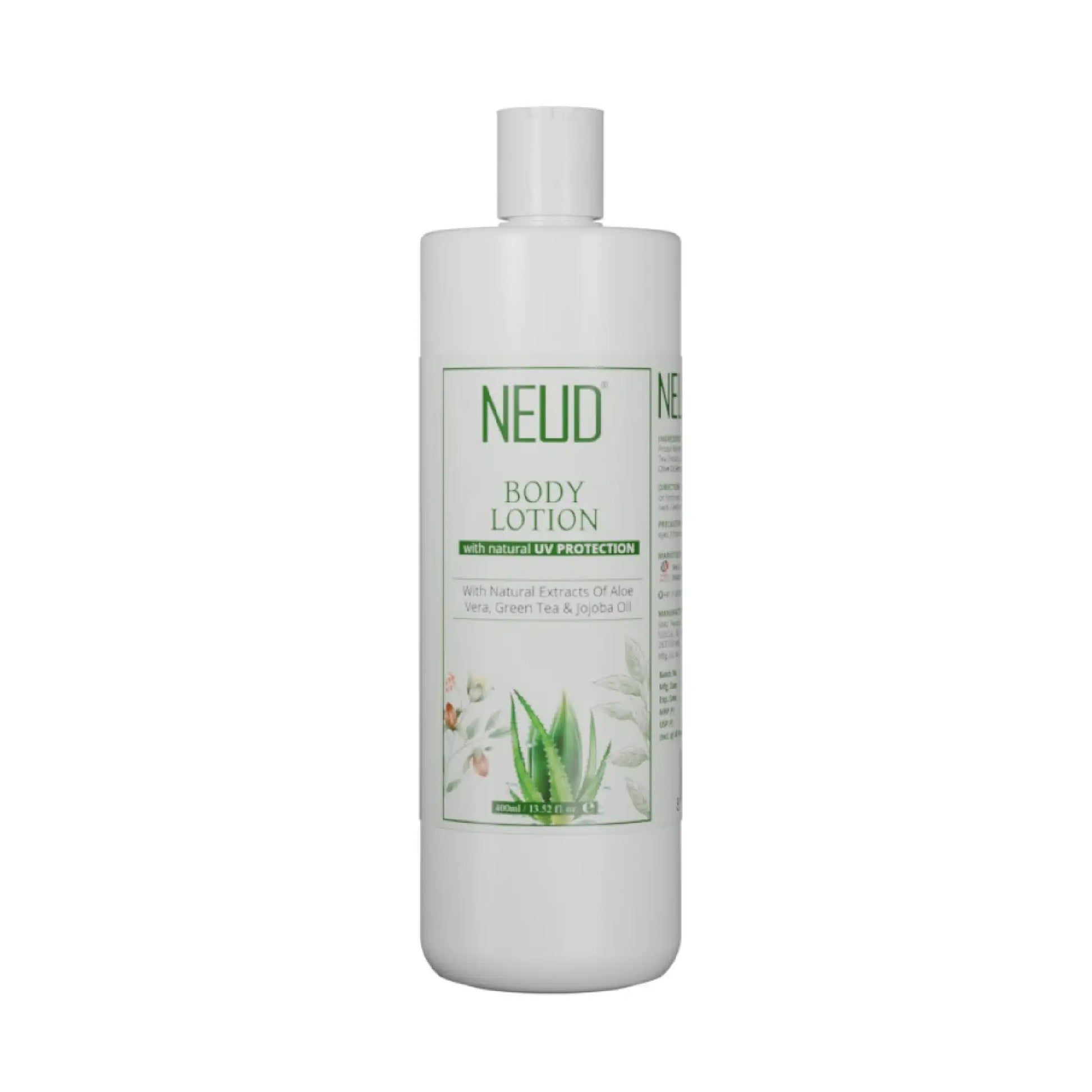 NEUD Aloe Vera, Green Tea and Jojoba Body Lotion - 1x400ml Pack