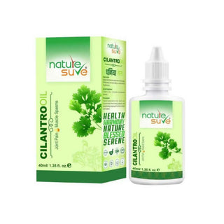 Nature Sure Cilantro Dhania Oil 1x40ml – Ayurvedic Coriander Massage Oil, AYUSH-Certified