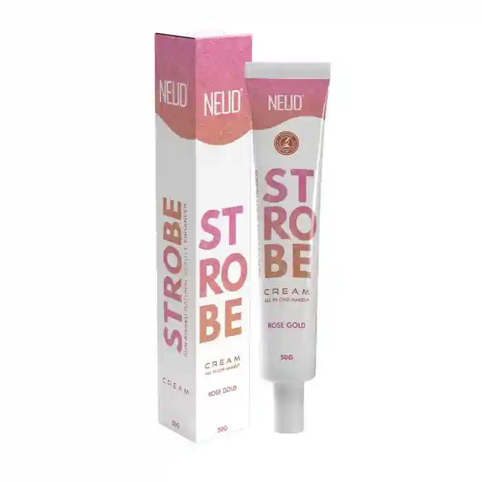 Buy 1 Pack 50g NEUD Strobe Cream Rose Gold with Cocoa Butter and Hyaluronic Acid for Instant Glow Directly From Company - everteen-neud.com